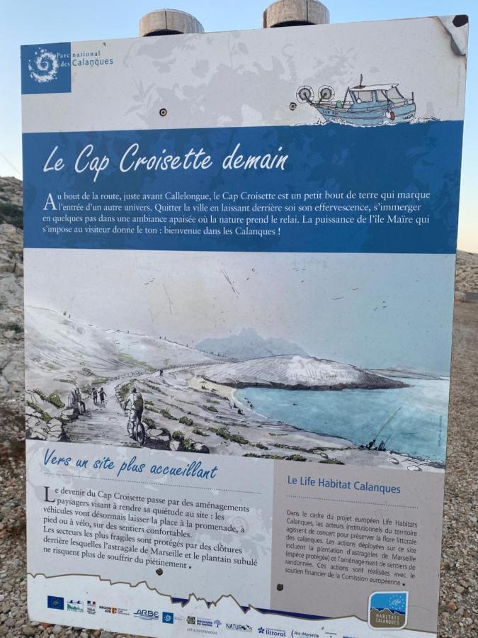 Au Coeur Du Parc National Du Massif Des Calanques, La Flibuste Des Goudes, Maison 2 Chambres, Climatisee, Jardins, Solarium, Proche Plage, Large Vue Mer Marseille Exteriör bild