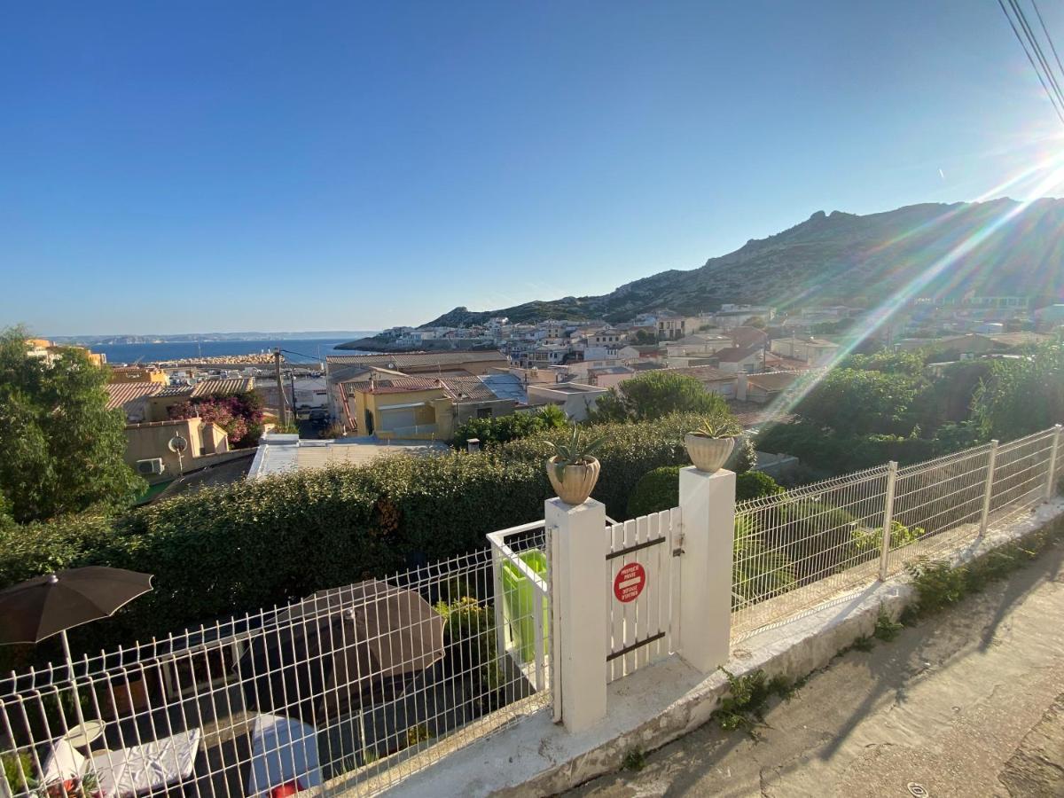 Au Coeur Du Parc National Du Massif Des Calanques, La Flibuste Des Goudes, Maison 2 Chambres, Climatisee, Jardins, Solarium, Proche Plage, Large Vue Mer Marseille Exteriör bild