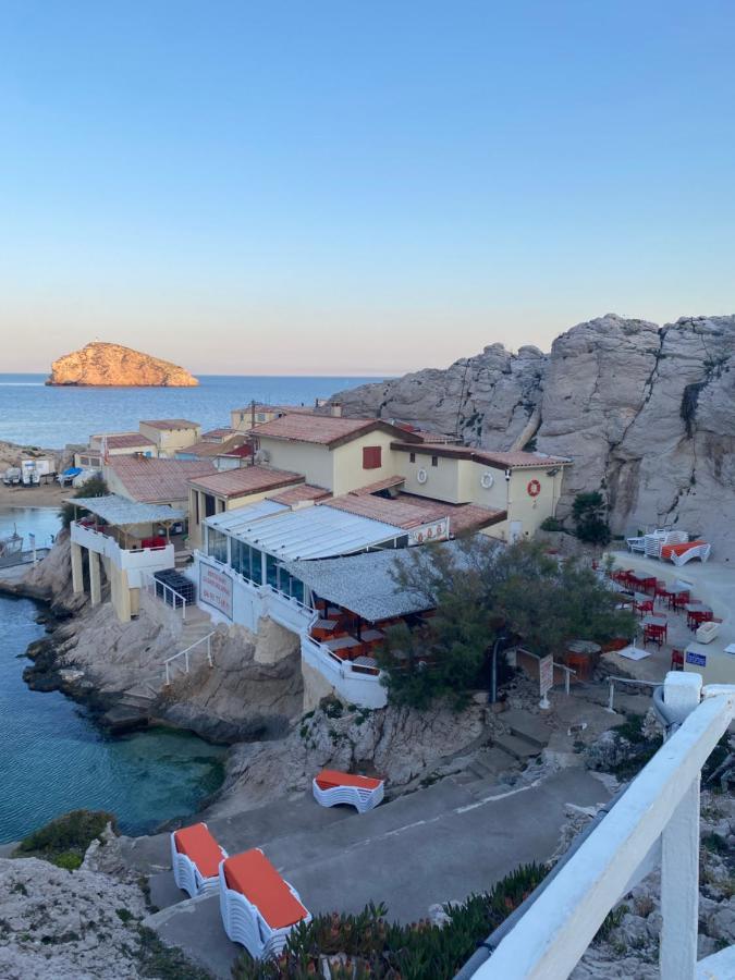 Au Coeur Du Parc National Du Massif Des Calanques, La Flibuste Des Goudes, Maison 2 Chambres, Climatisee, Jardins, Solarium, Proche Plage, Large Vue Mer Marseille Exteriör bild