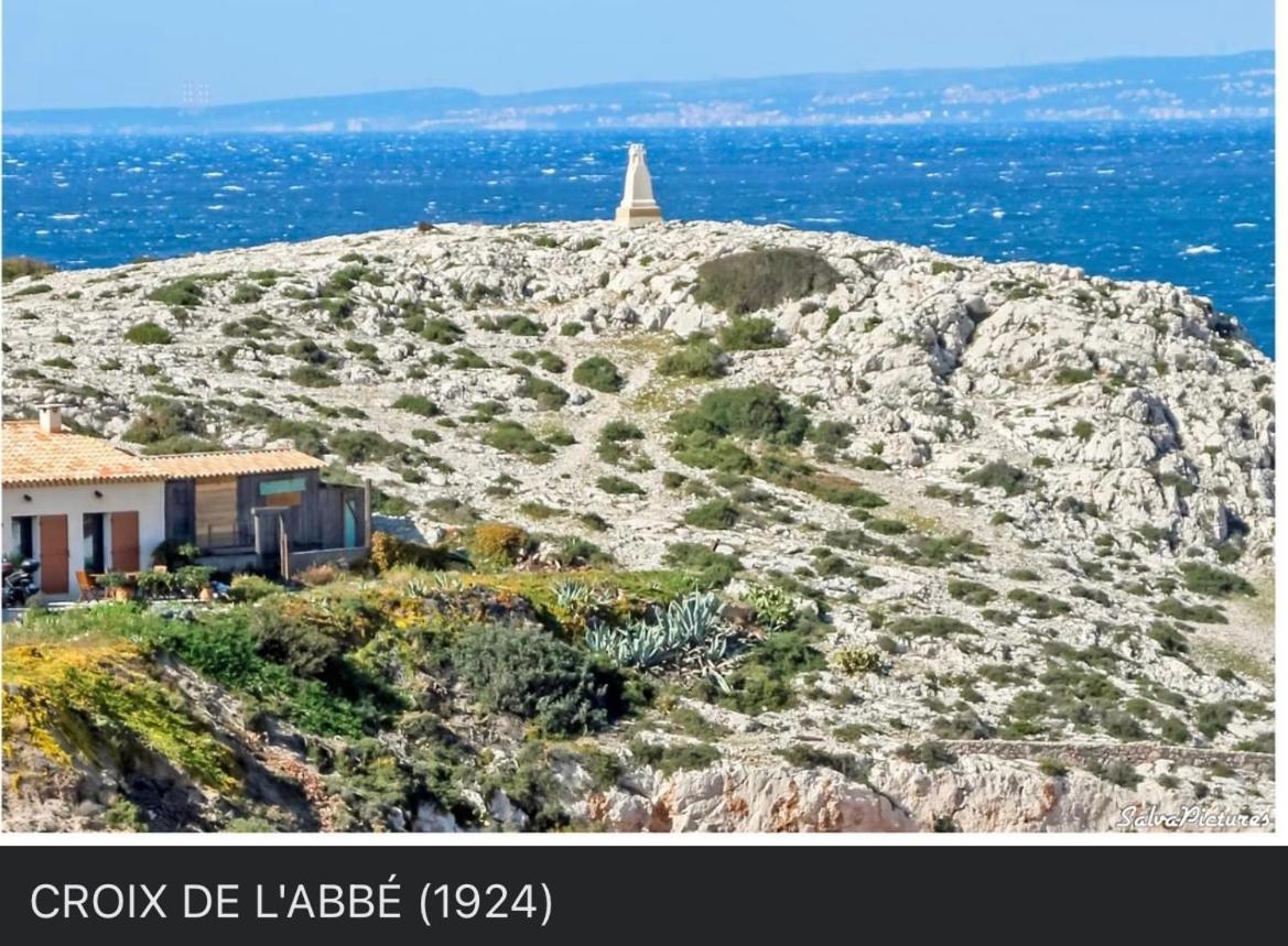 Au Coeur Du Parc National Du Massif Des Calanques, La Flibuste Des Goudes, Maison 2 Chambres, Climatisee, Jardins, Solarium, Proche Plage, Large Vue Mer Marseille Exteriör bild