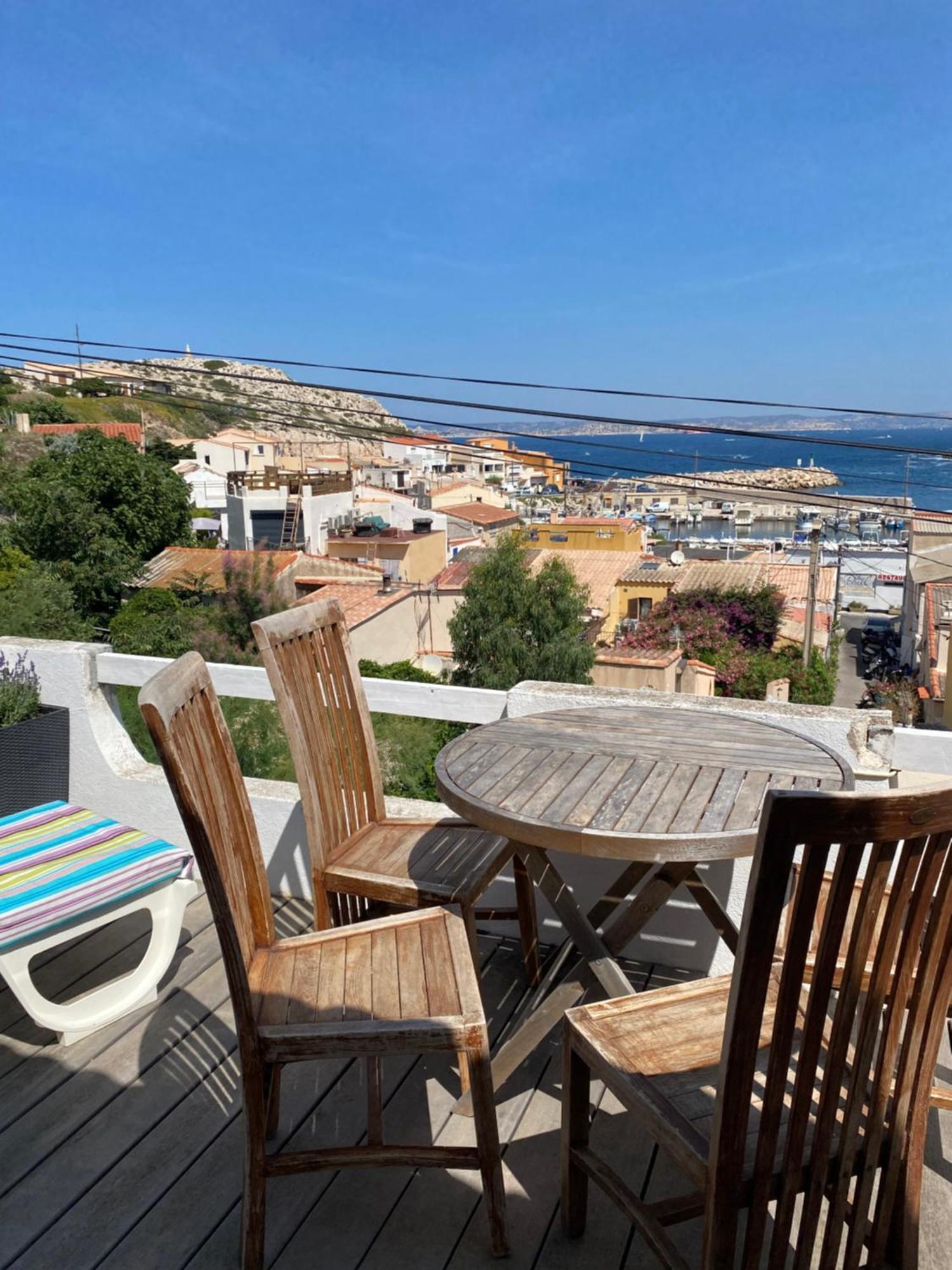 Au Coeur Du Parc National Du Massif Des Calanques, La Flibuste Des Goudes, Maison 2 Chambres, Climatisee, Jardins, Solarium, Proche Plage, Large Vue Mer Marseille Exteriör bild