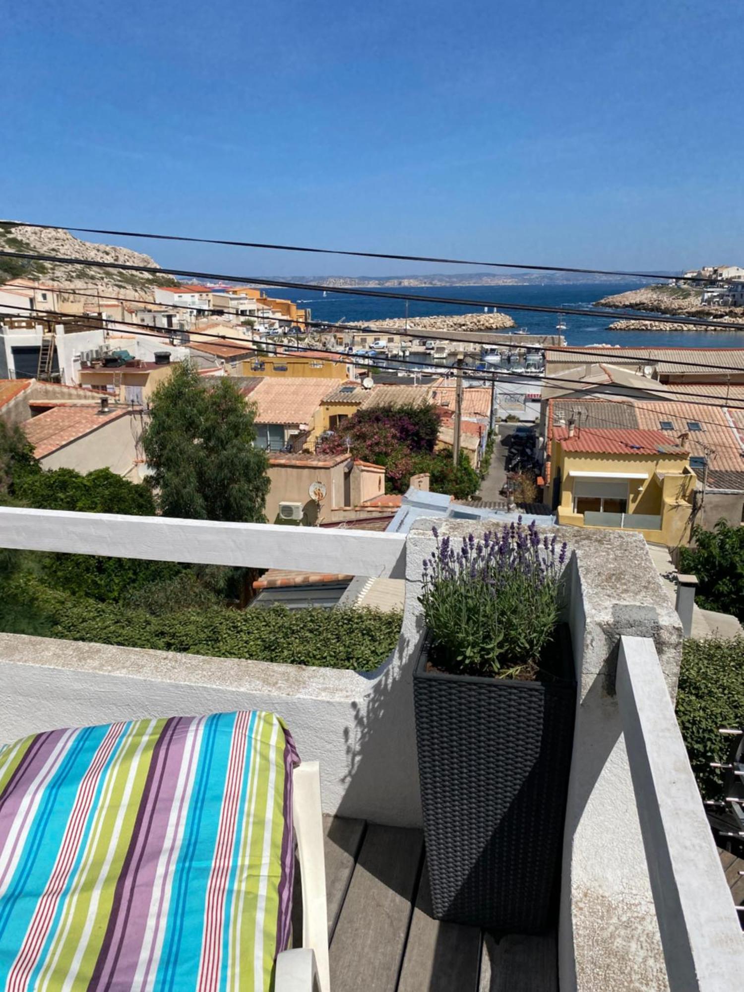 Au Coeur Du Parc National Du Massif Des Calanques, La Flibuste Des Goudes, Maison 2 Chambres, Climatisee, Jardins, Solarium, Proche Plage, Large Vue Mer Marseille Exteriör bild