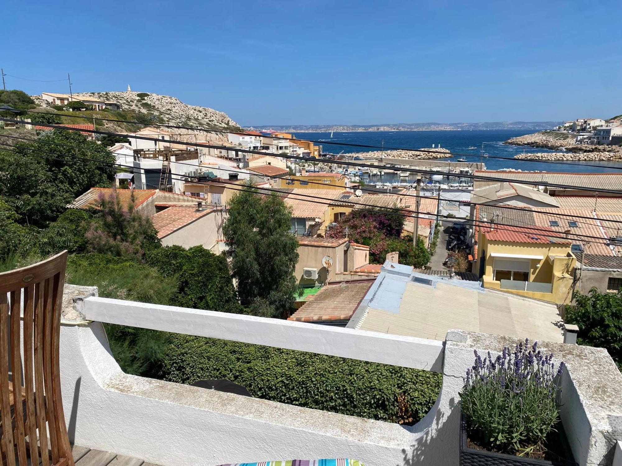 Au Coeur Du Parc National Du Massif Des Calanques, La Flibuste Des Goudes, Maison 2 Chambres, Climatisee, Jardins, Solarium, Proche Plage, Large Vue Mer Marseille Exteriör bild